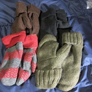 Men's Recycled Wool Fleece Lined Mens Size Large